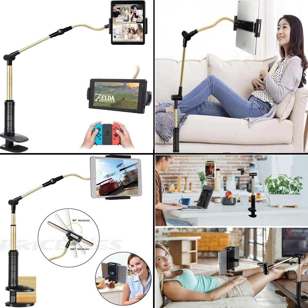 Mobile Phone & Tablet Stand-Flexible Clip